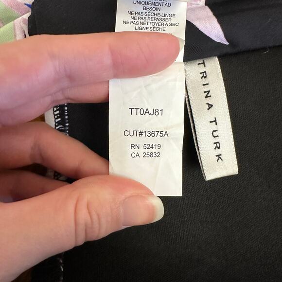 Trina Turk Bikini Top Bandeau Medium Strapless Swim Multicolor‎ US 6 - Picture 6 of 6